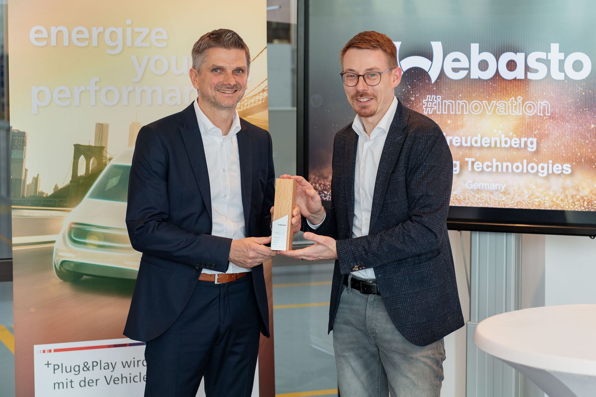 Erster Webasto Supplier Innovation Award