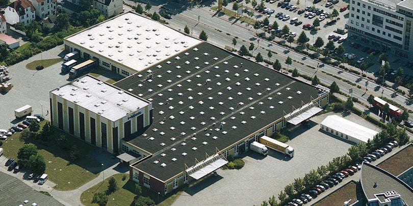 Produktionsstätte in Neubrandenburg, Deutschland
