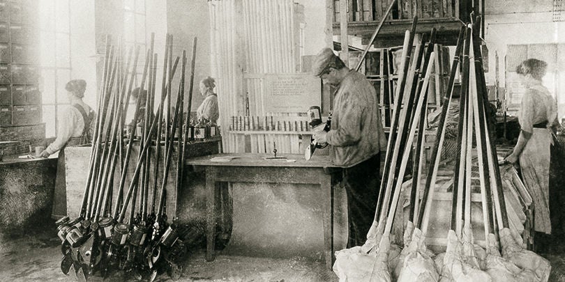 Sämaschinen von Webasto im Jahr 1914
