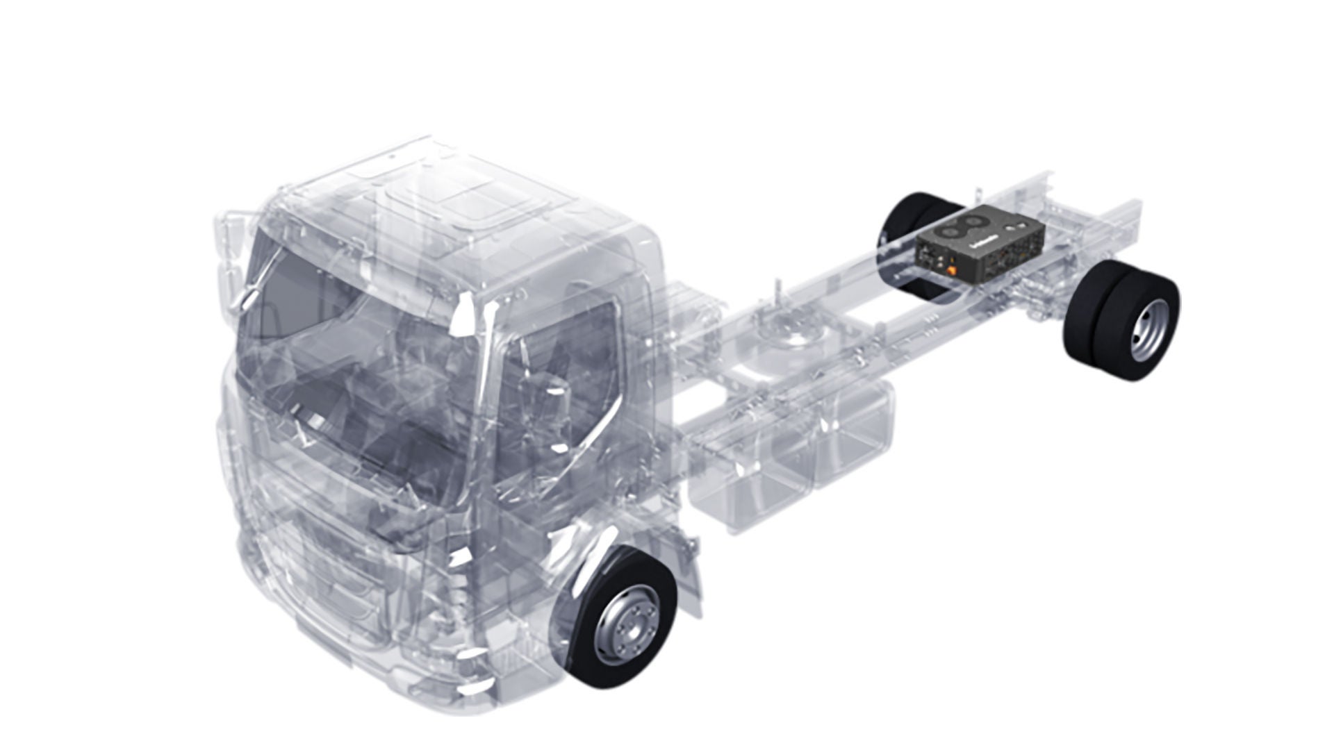 Illustration of eBTM installed in a truck
