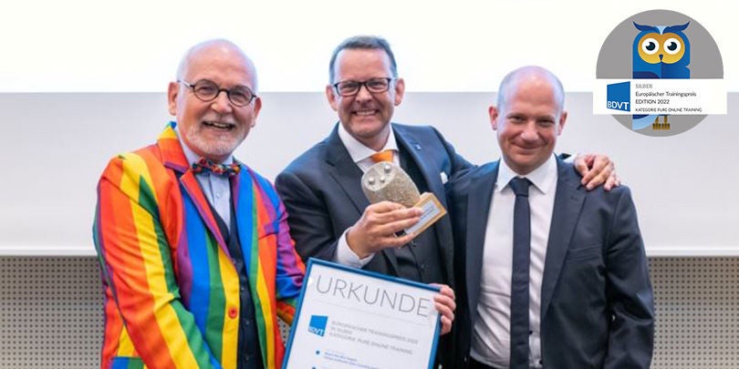 Webasto gewann den European Training Award 2022 in der Kategorie "Pure online trainig" in Silber