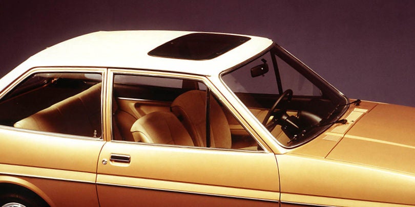 Ford Fiesta with the first glass roof