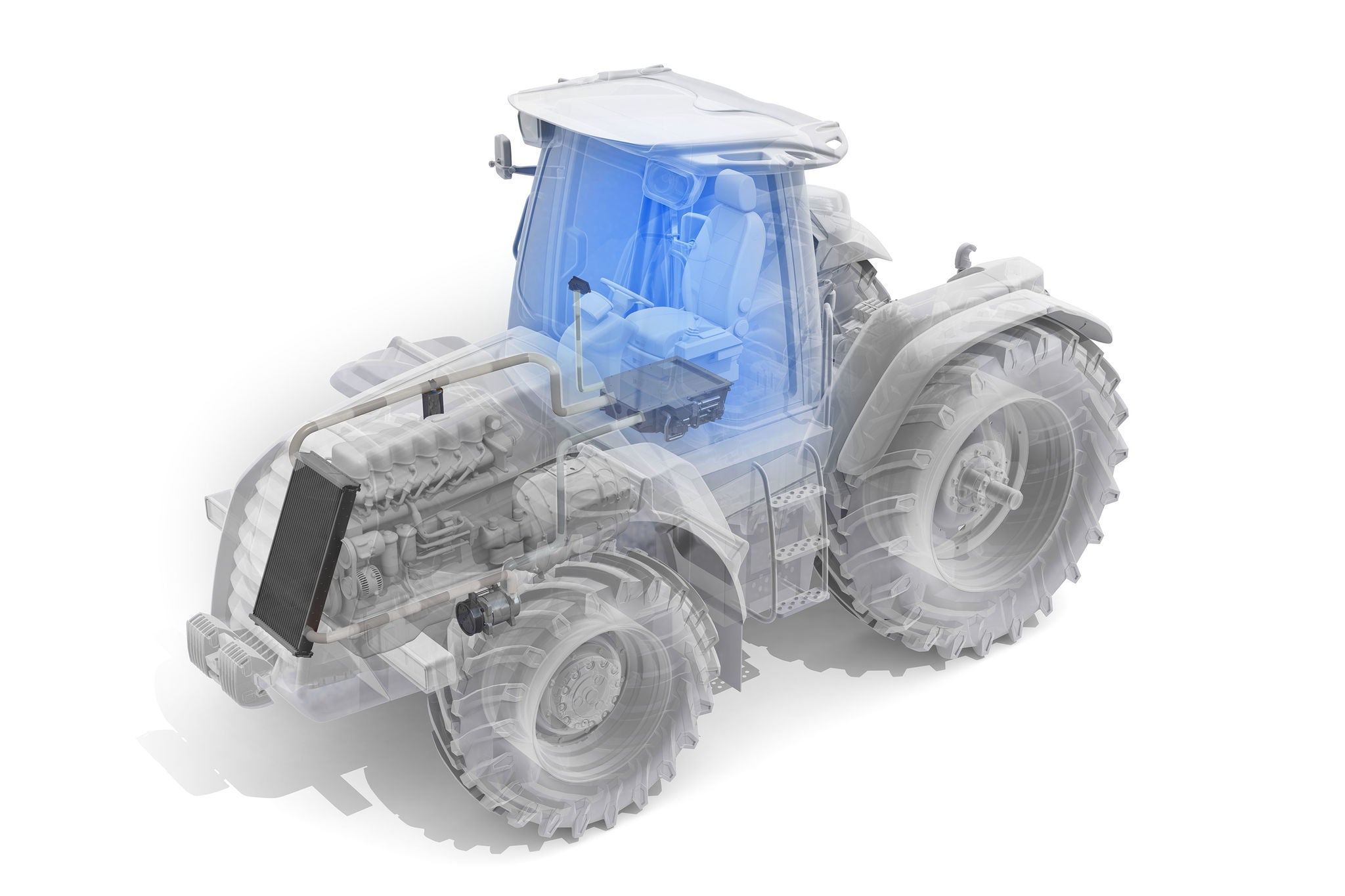Tractor Ac Components Rooftop and integrated air-conditioning systems for cabins of tractors ...