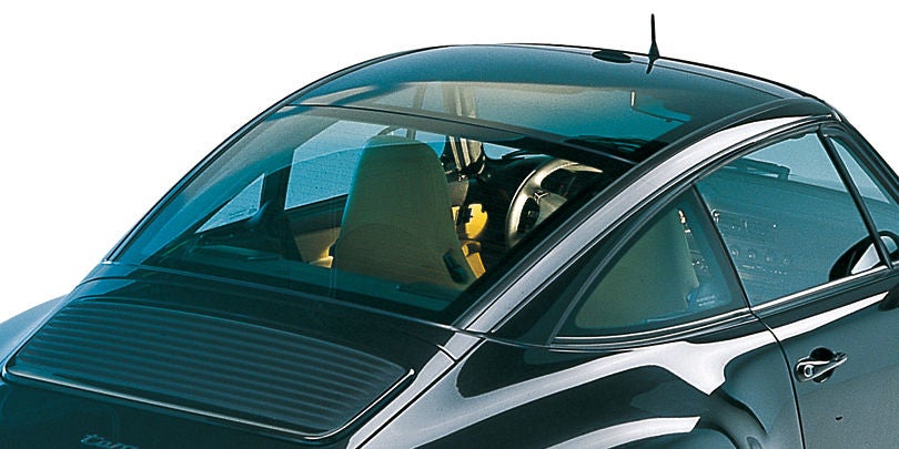 A roof for the Porsche Targa completely made of glass