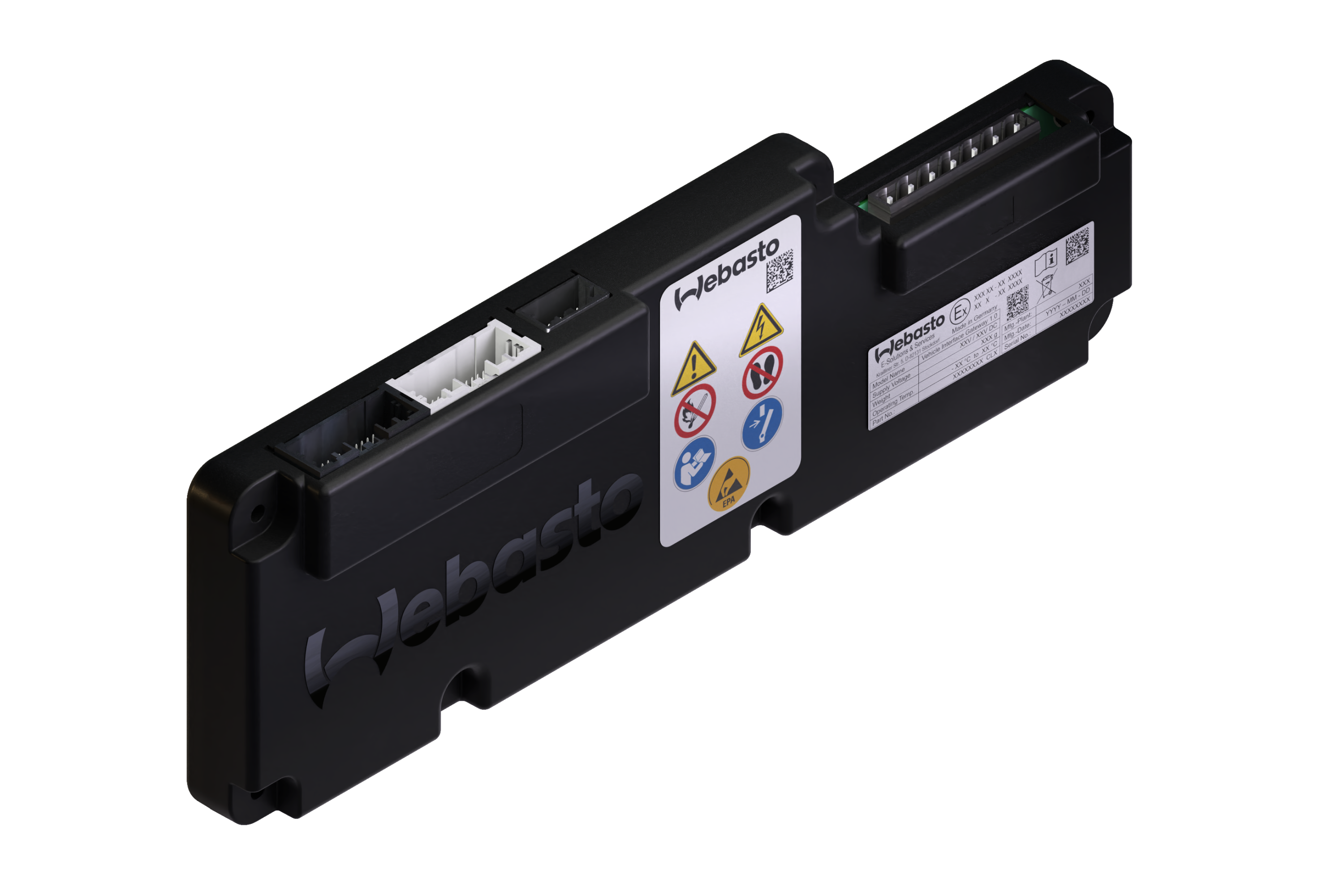Webasto Standard Battery Interfaces