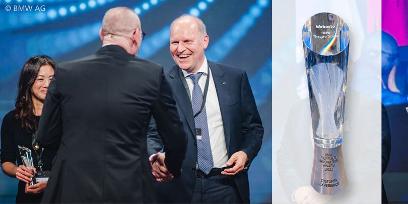 Webasto won the ‘Supplier Innovation Award from BMW’