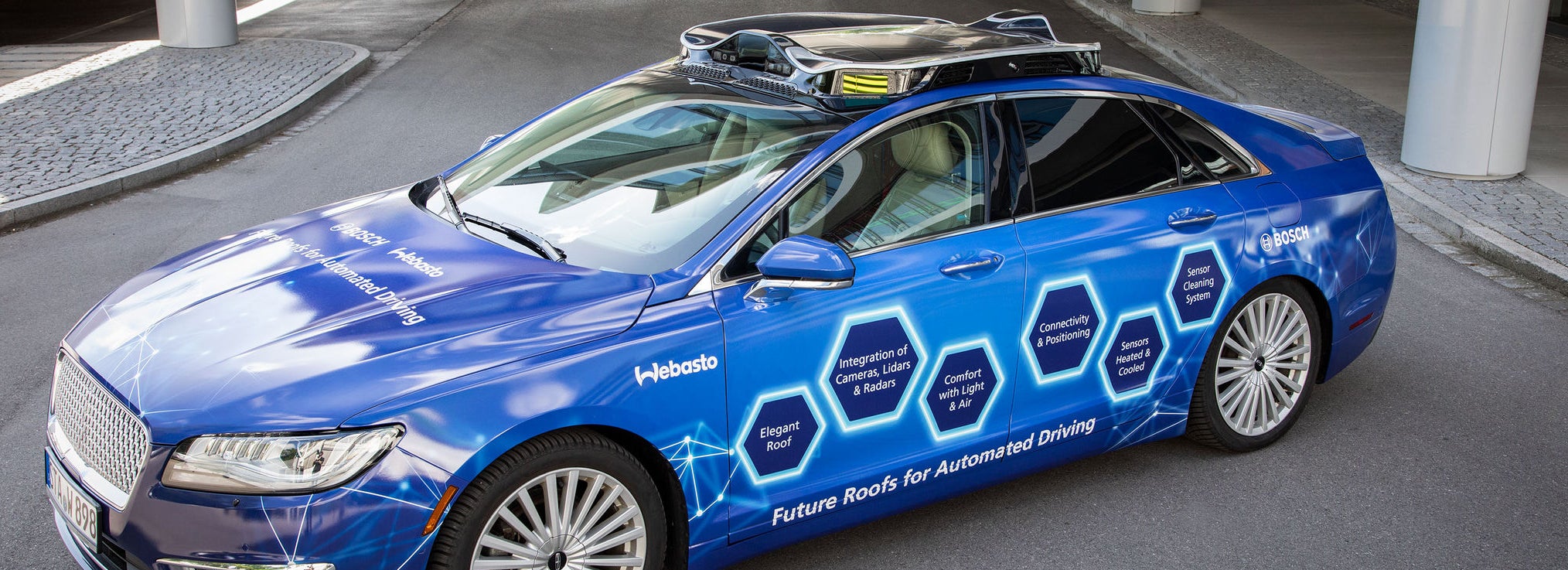 Integration of sensors in the roof: Webasto and Bosch present prototype ...
