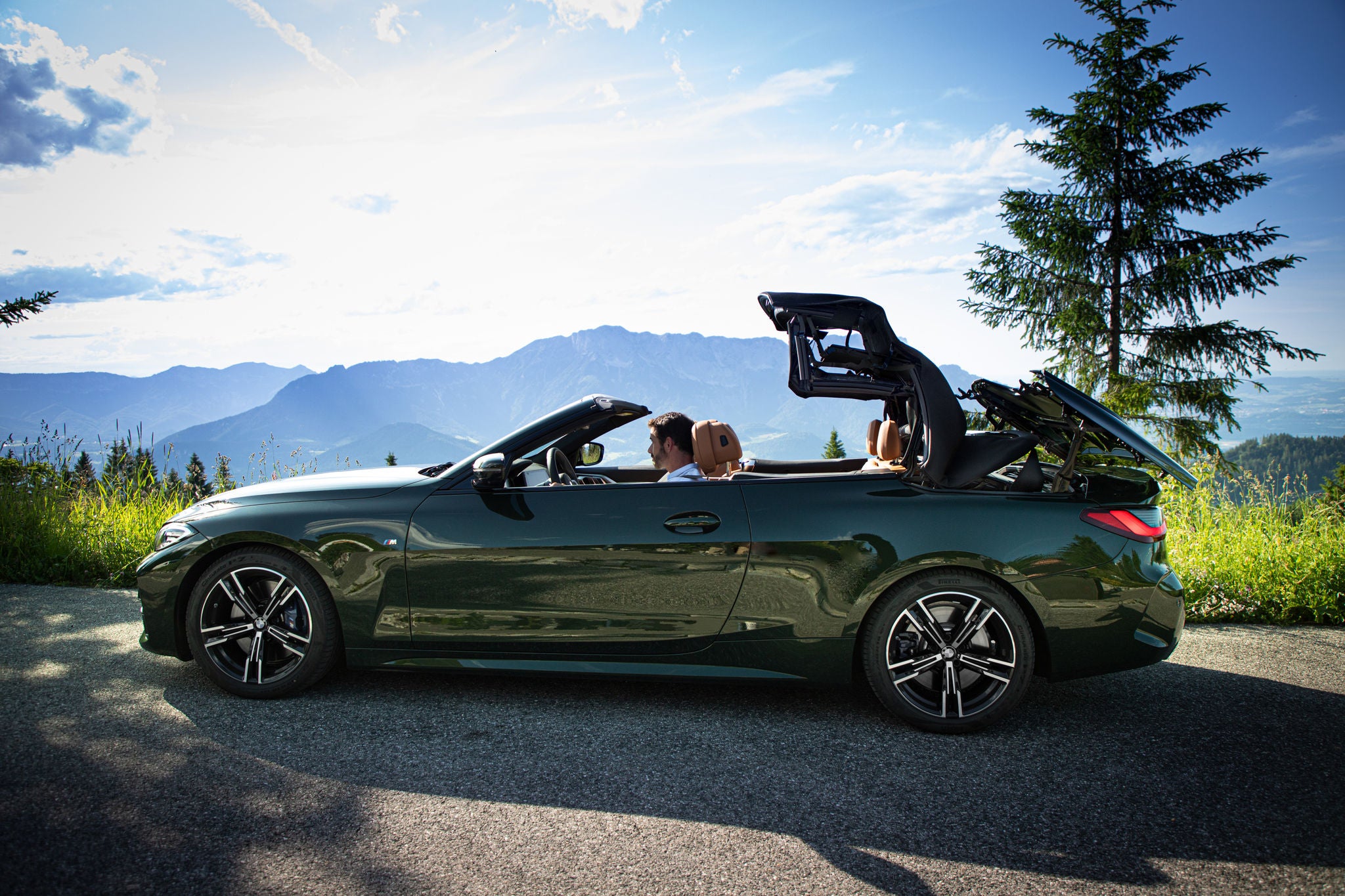 BMW Convertible with a Hybrid Top