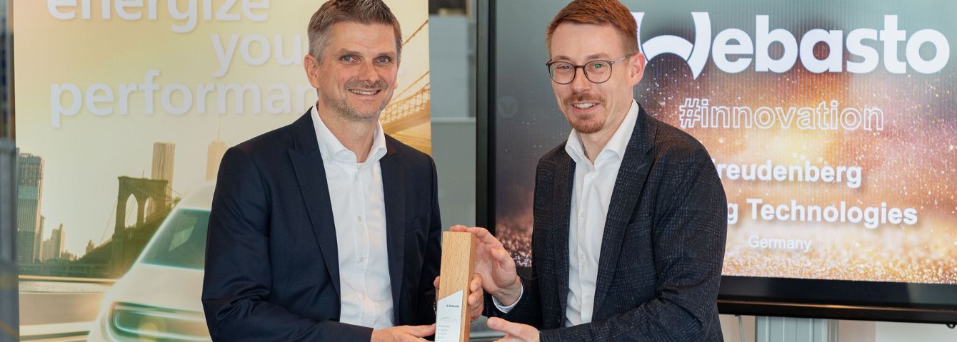 Freudenberg erhält den Webasto Supplier Innovation Award 