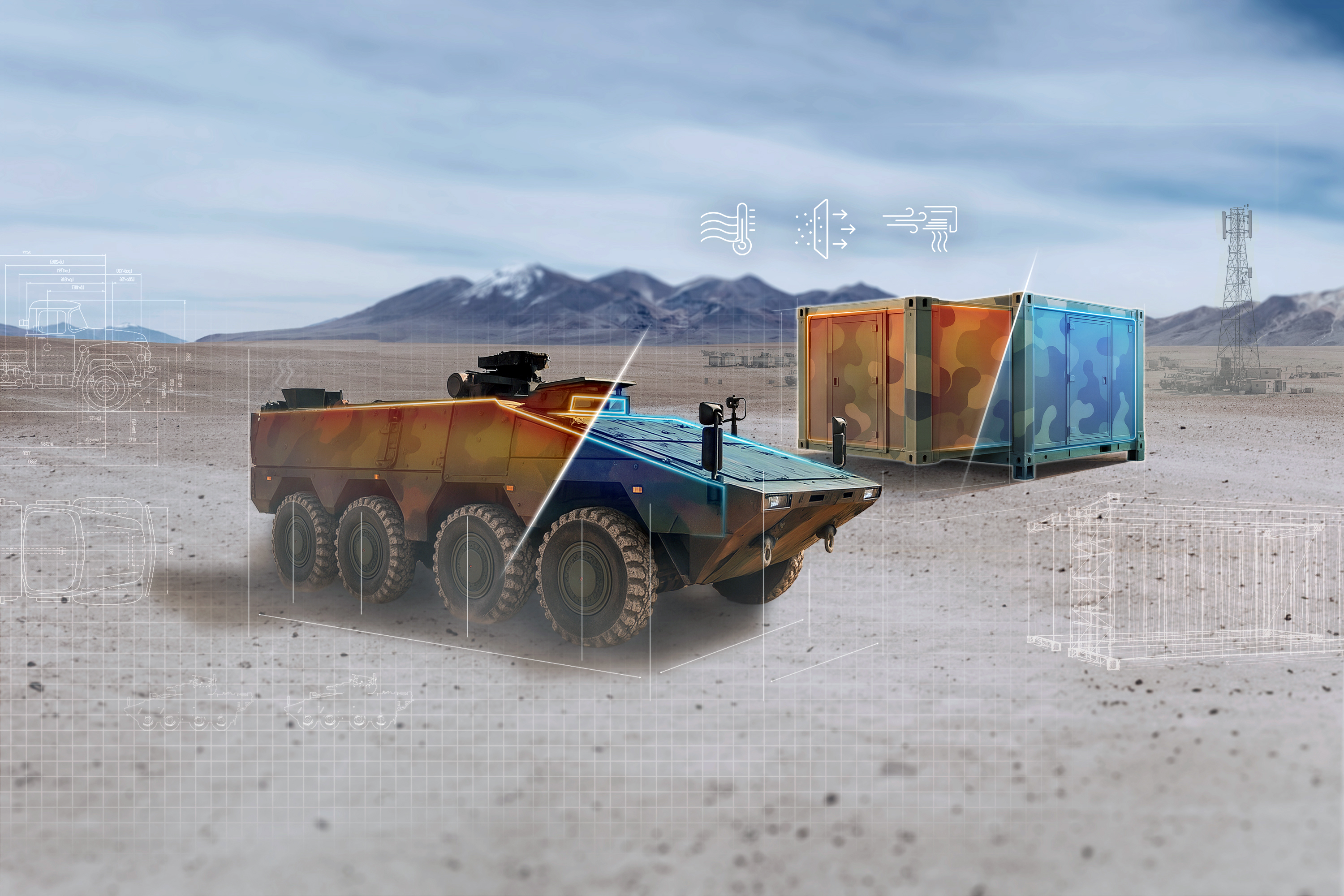 Webasto Thermal Management – Defense Vehicles & Shelters