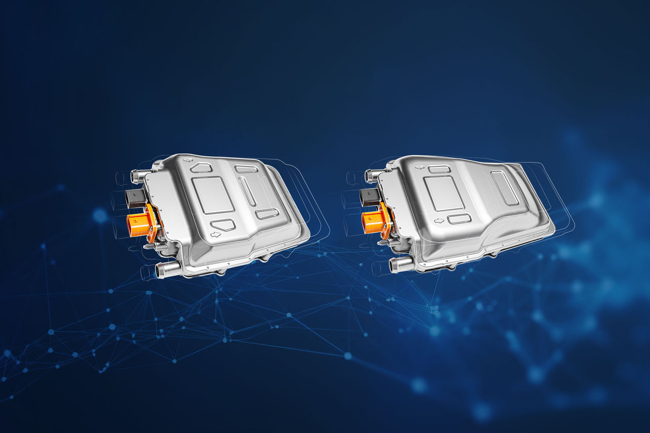 Webasto, system partner for vehicle electrification, high-voltage heaters 120 and 100C as compact electric-vehicle thermal management modules for product pages.