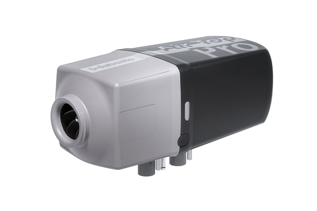 Webasto Air Top Pro diesel air heater for efficient cabin heating and vehicle HVAC integration, product asset for commercial and passenger vehicle solutions.